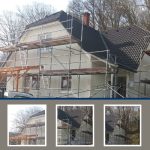 Hőszigetelés elkészítéséhez állványzat biztosítása
