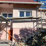 Külső homlokzatszigetelés színezéssel